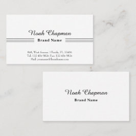 Cartão De Visita Representante de vendas elementar básico