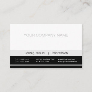 Cartão De Visita Resíduo metálico cinzento branco preto