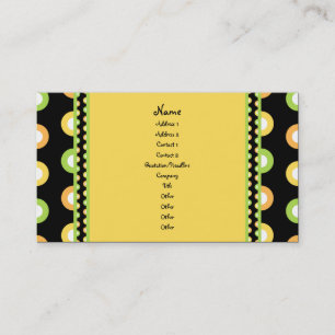Cartão De Visita Respingo do citrino