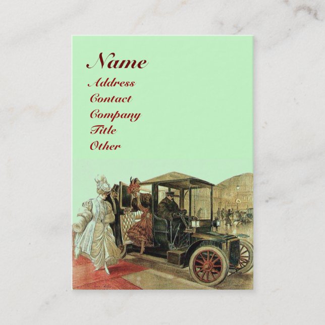 Cartão De Visita RESTAURAÇÃO AUTOMOTIVA, reparação de automóveis (Frente)
