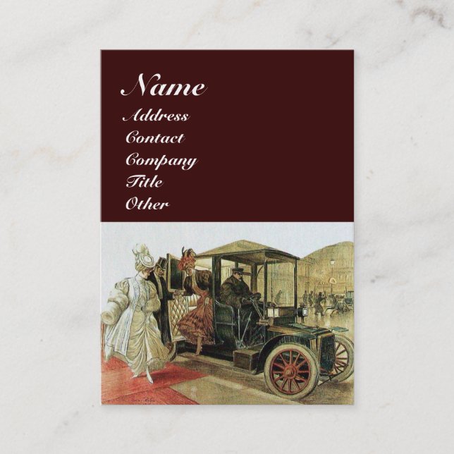 Cartão De Visita RESTAURAÇÃO AUTOMOTIVA, reparação de automóveis (Frente)