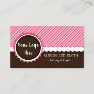 Cartão De Visita Restauração e chocolate dos eventos nenhum