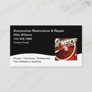 Cartão De Visita Restauração e Vendas Automotivas