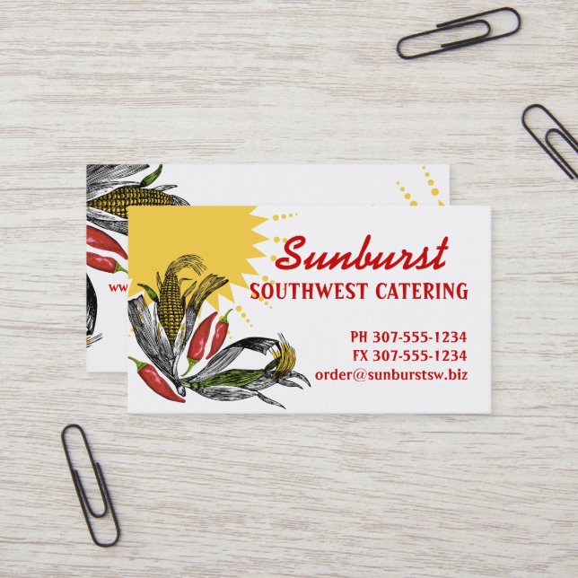 Cartão De Visita Restauração mexicana do cozinheiro chefe da (Frente/Verso In Situ)