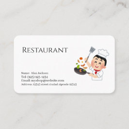 Cartão De Visita restaurante