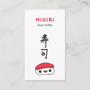 Cartão De Visita Restaurante de Sushi