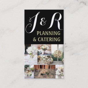 Cartão De Visita Restaurante do Planejador de Casamento do Partido