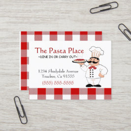 Cartão De Visita Restaurante italiano