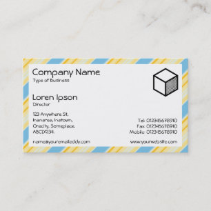 Cartão De Visita Retângulo - Stripes 310515 (02)