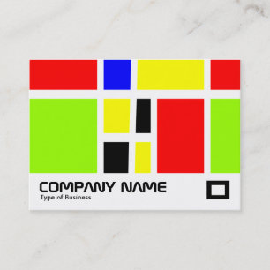 Cartão De Visita Retângulos Coloridos II
