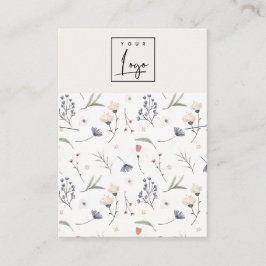 Cartão De Visita Retentor de Bandas do Colar do Logotipo da Pasta A