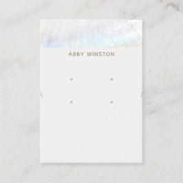 Cartão De Visita Retentor de Exibição de Colar de Dois Olhos de Cos