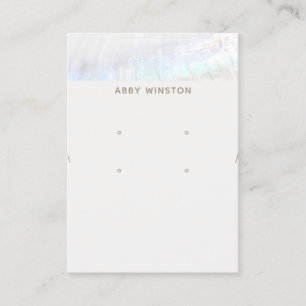 Cartão De Visita Retentor de Exibição de Colar de Dois Olhos de Cos