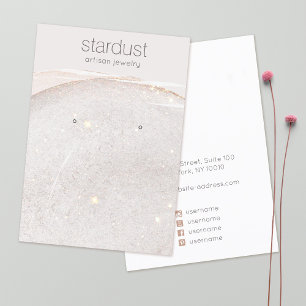 Cartão De Visita Retentor de Vídeo de Gravação de Aquarela Suave