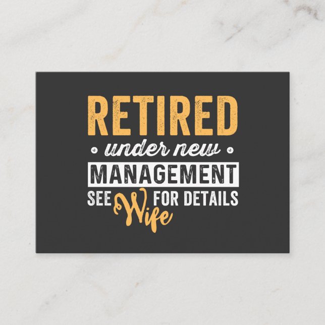 Cartão De Visita retired under new management see wife for details. (Frente)