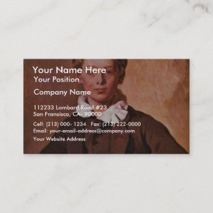 Cartão De Visita Retrato do Ra de Hans Haubold Von Einsiedel da