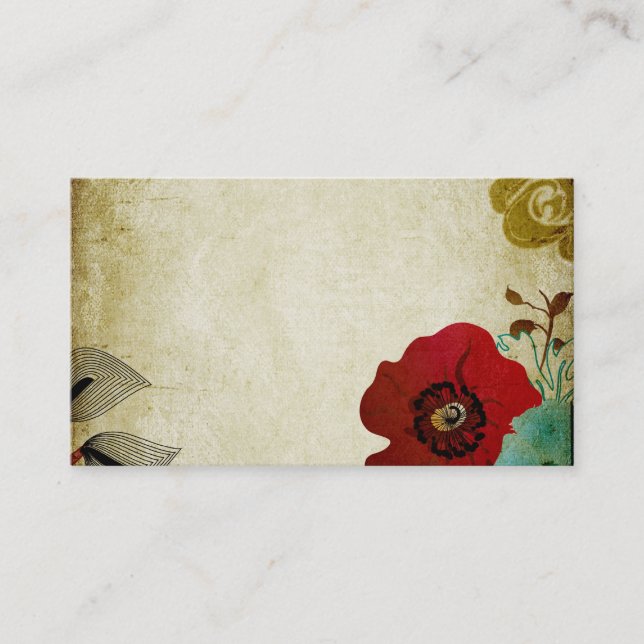 Cartão de visita retro (Frente)