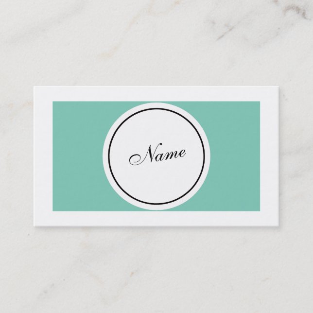 Cartão De Visita Retrô (Frente)