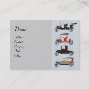 Cartão De Visita RETRO CARROS 2 - Reparações automáticas, autom