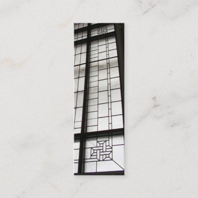 Cartão de visita retro do ~ da clarabóia (Frente)