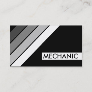Cartão De Visita retro MECANIC