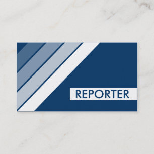 Cartão De Visita retro REPORTER