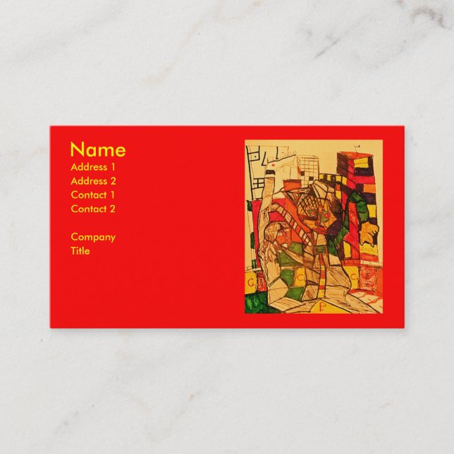 CARTÃO DE VISITA RETRO SOVIET (Frente)