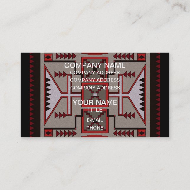 Cartão De Visita Retro Sudoeste (Frente)