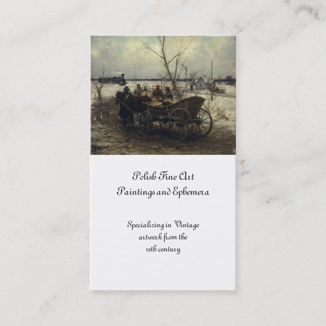 Cartão De Visita Reunião com o comboio (Frente)