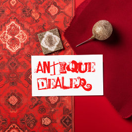 Cartão De Visita Revendedor Antiquado legal Grunge