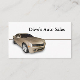 Cartão De Visita Revendedor de Automóveis Usado