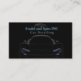 Cartão De Visita Revendedor/Profissional de Carros Premium Preto El