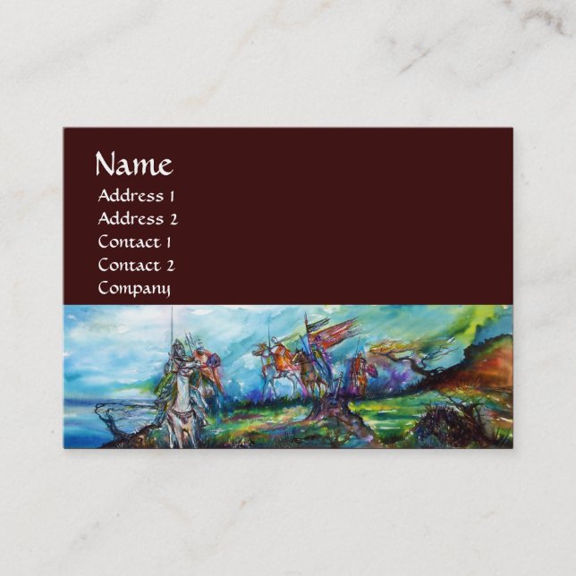 CARTÃO DE VISITA RIDERS NA TEMPESTADE (Frente)