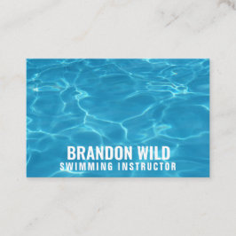 Cartão De Visita "Ripples de Água" personalizadas (Reino Unido/Euro