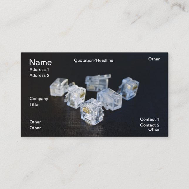 CARTÃO DE VISITA RJ45 (Frente)