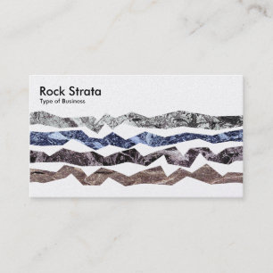 Cartão De Visita Rock Strata - Platina