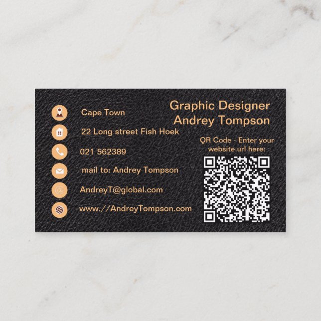 Cartão De Visita Rodas de tempo no barramento de Viagem de couro (Verso)