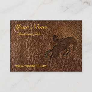 Cartão De Visita Rodeio do Couro-Olhar