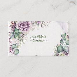 CARTÃO DE VISITA ROSA