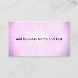 Cartão De Visita rosa bonito