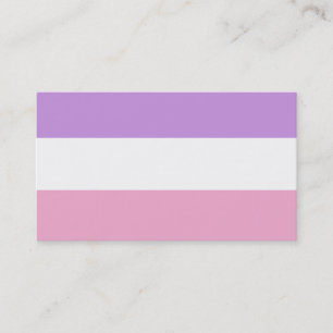 CARTÃO DE VISITA rosa, branco e Lavanda ajustáve