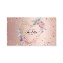 Rosa dourado brilho cor-de-rosa maquiagem floral b