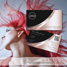 Rosa preto de luxo Decor Dourado com logotipo e có