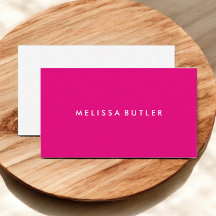 Rosa Quente Minimalista Menina