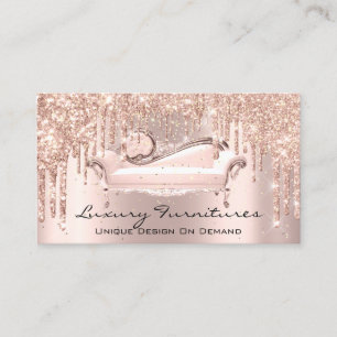 Cartão De Visita Rosa Sofa Lux do Interior Designer