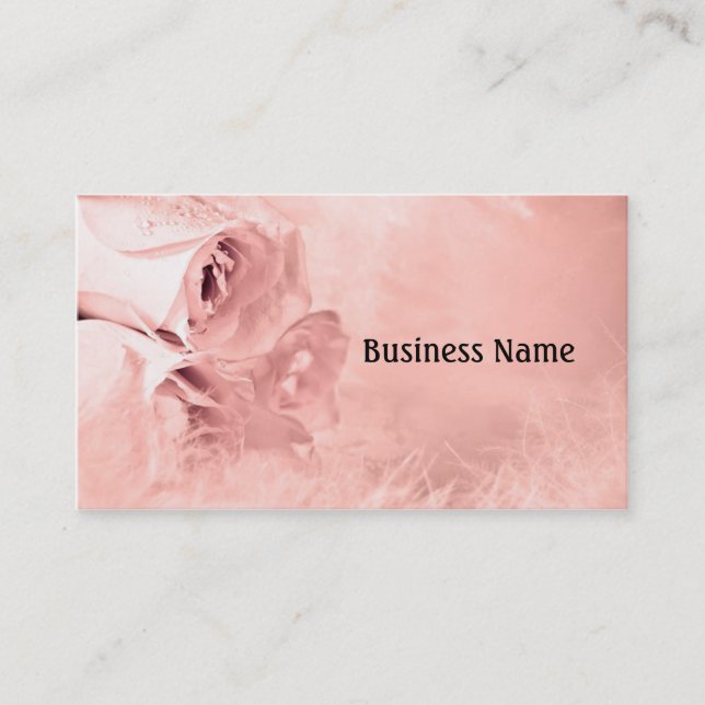 Cartão De Visita Rosas (Frente)