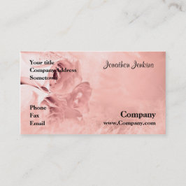 Cartão De Visita Rosas