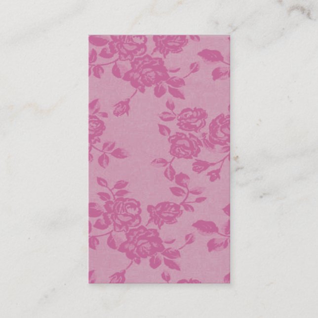 Cartão De Visita Rosas (Frente)