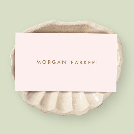 Cartão De Visita Rosas claro Profissionais Modernas Simples