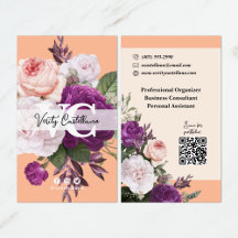 Rosas Florais Vintage Peach Fuzz Simples Pessoal